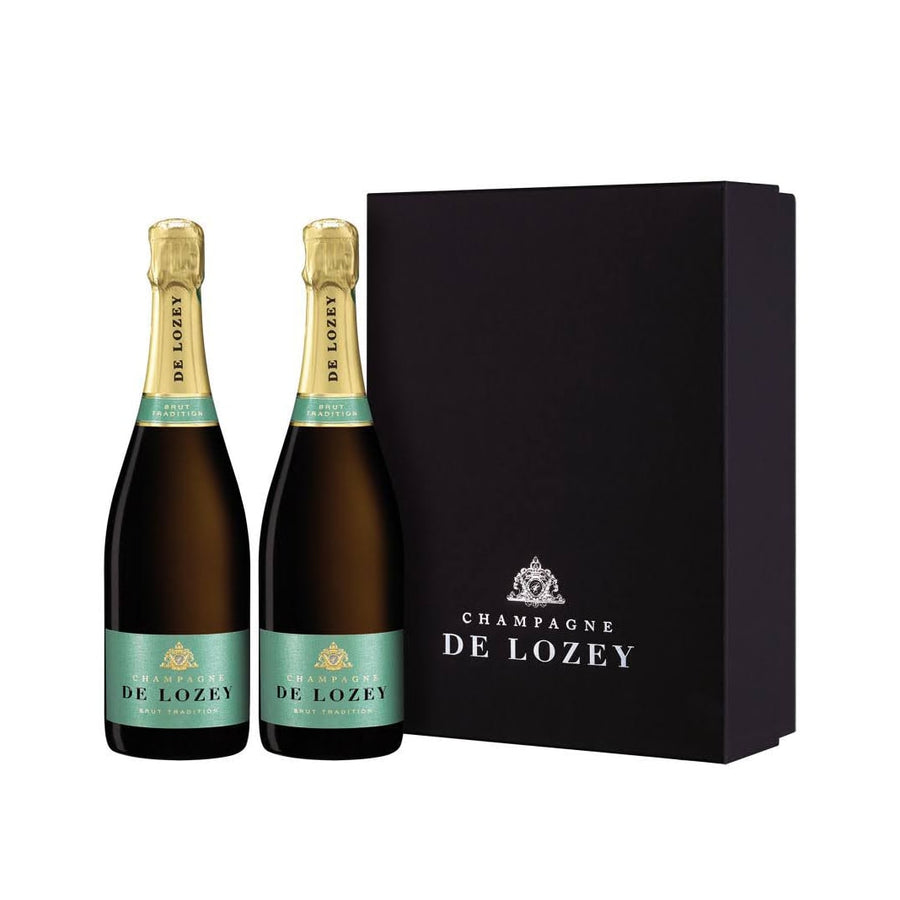 coffret bouteilles champagne luxe de lozey